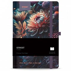 Notes z elastiko A5 Street Flowers blossom