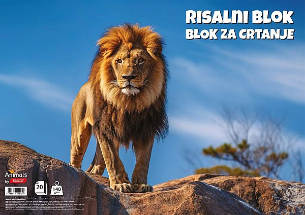 Risalni blok A3 Target 20L Animal