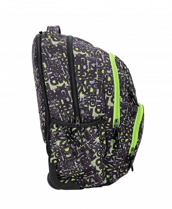 Šolski nahrbtnik na kolesih Rucksack Only Green